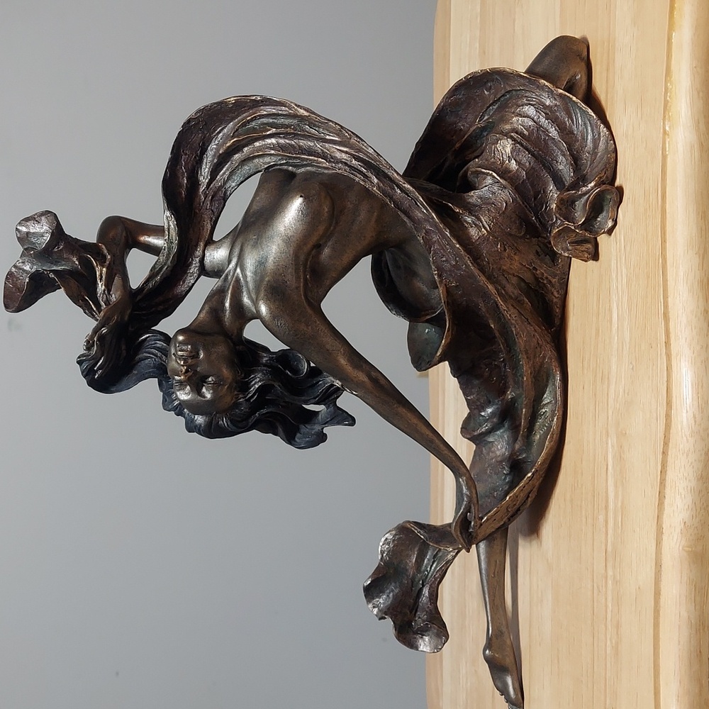 "The Dancer" – Liberty Bronze Collection Sculpture – Elegant Art Nouveau Style